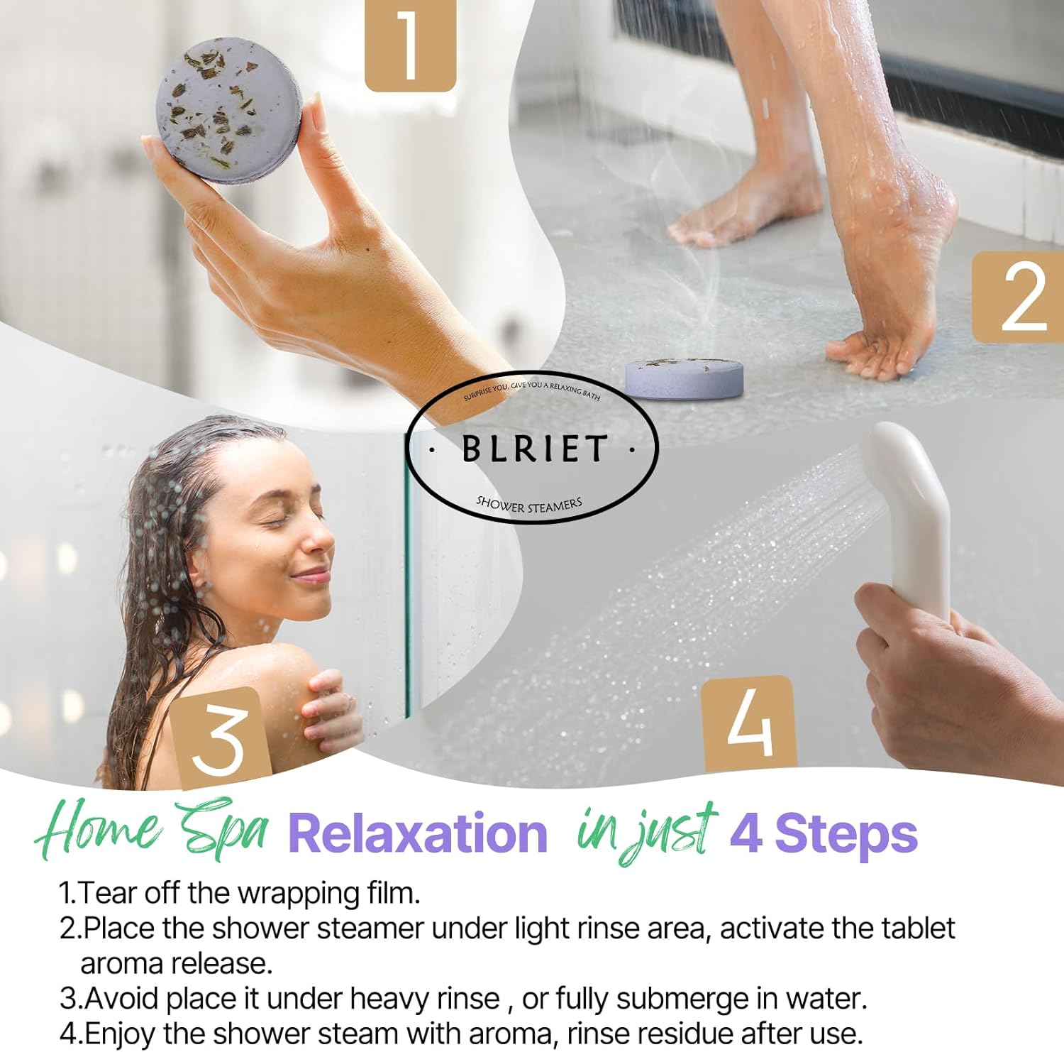 Blissful Shower Steamers Set